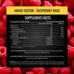 Nutrithority BCAA Powder poured into water for keto-friendly mix