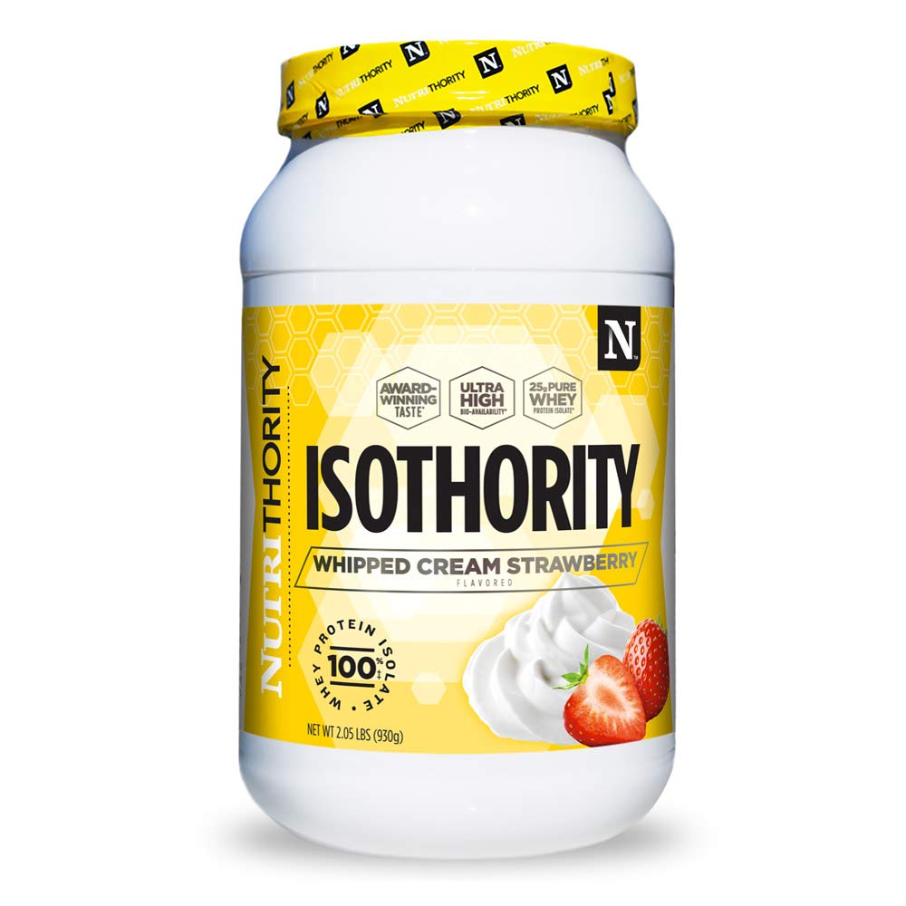 Nutrithority Isothority shaker ready for on-the-go mixing.