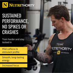 Nutrithority Mr Fusion label closeup emphasizes Citrulline and Nitrosigine ingredients