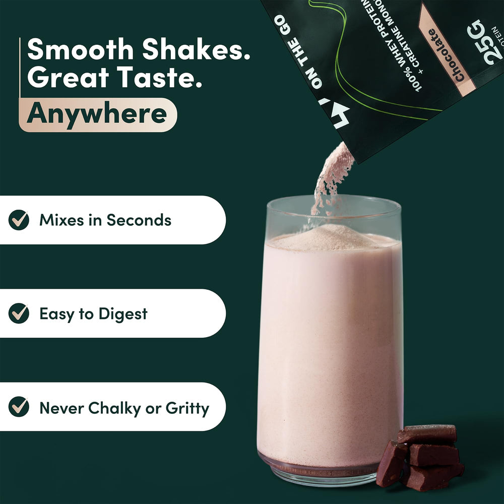 Nutrition On The Go no-scoop packet for clean, spill-free serving.