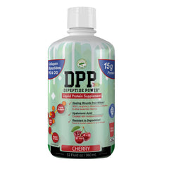 Nutritional Designs DPP bottle pour shows convenient dosing for skin repair support.