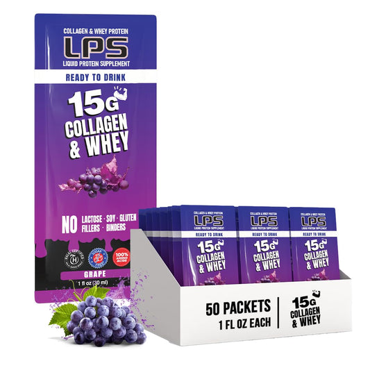Nutritional Designs LPS bottle pour, portable on-the-go protein source.