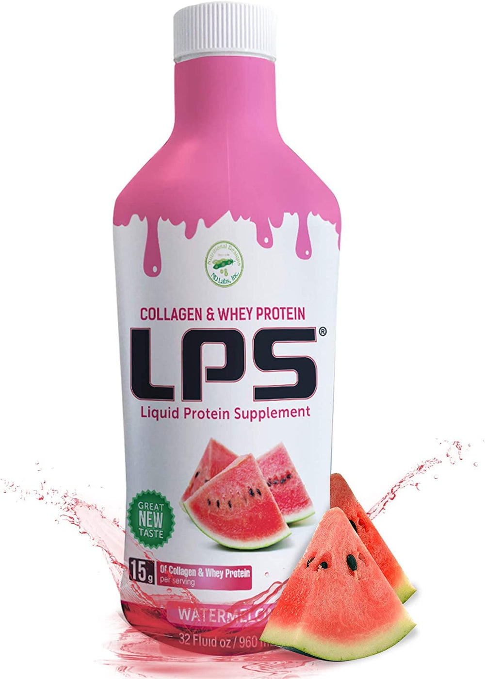 Nutritional Designs LPS bottle on gym bag ready for travel