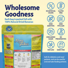 Nutritional Designs Nana Flakes fiber-rich powder supporting digestion