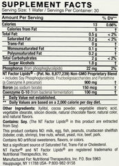 Nutritional Therapeutics NT Factor CoQ10 100 mg chocolate chewable wafer, packaging view, sugar-free vitality