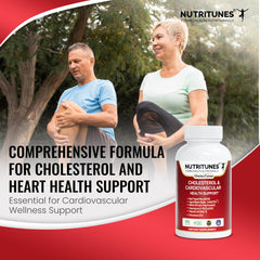 Red yeast rice extract capsules included in Nutritunes cholesterol support blend.