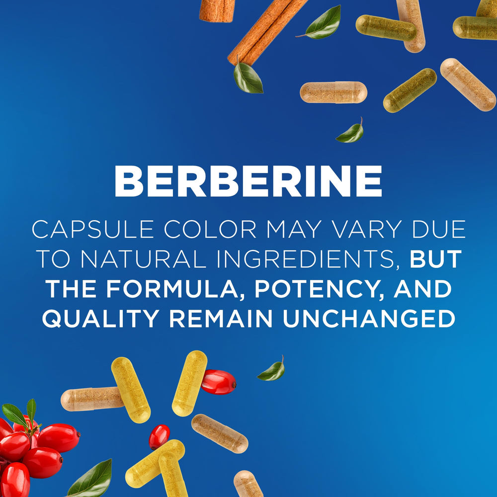 Nutrivein berberine capsules with label highlighting quality and vegan formula.