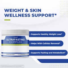 Nature’s NutriWave UltraFasting scoop dissolving in liquid for quick daily use