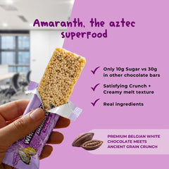 Nutriwell stack of bars 30g portions demonstrates convenient on-the-go energy.