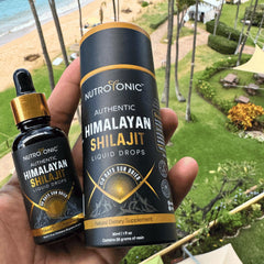 NutroTonic authentic shilajit resin without additives or fillers