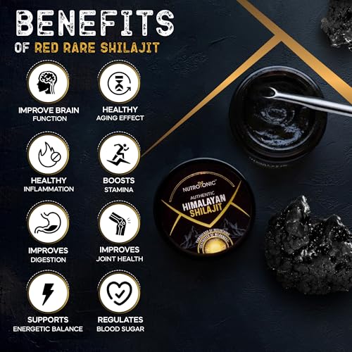 NutroTonic Shilajit resin closeup highlighting authentic mineral texture.