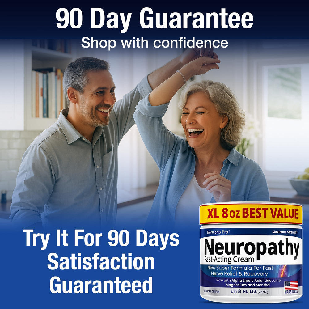 Nuturna Neuropathy Relief Cream massage demonstrates soothing fast-acting relief.