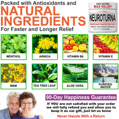 Nuturna Neuropathy Cream MSM boost for daily soothing use
