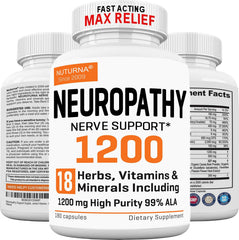 Nuturna Neuropathy Support bottle for daily nerve comfort and routine use
