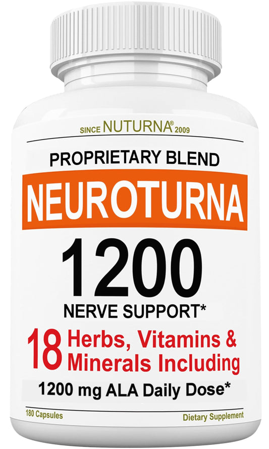 Nuturna Neuroturna bottle front for daily wellness support.