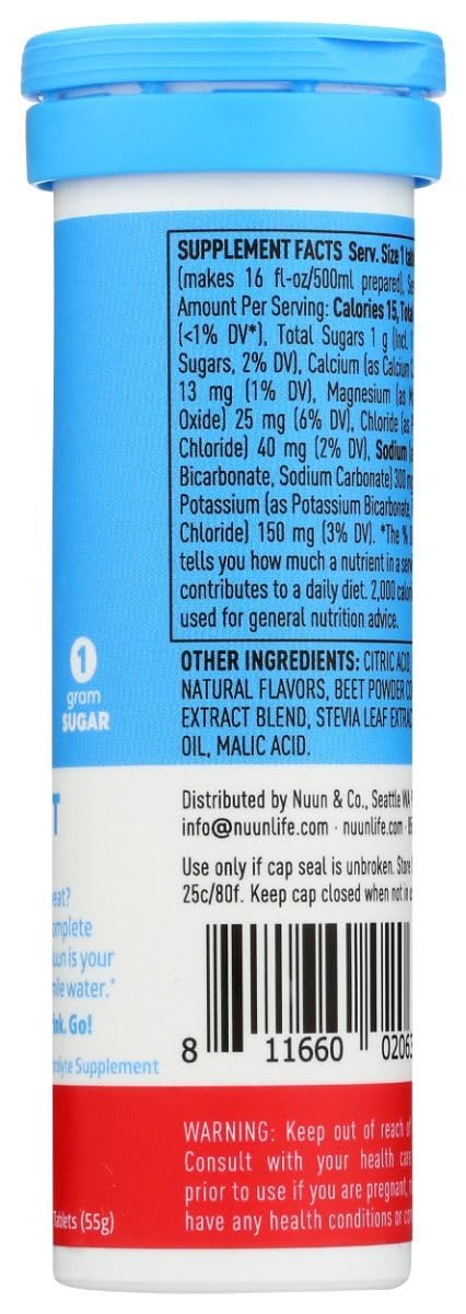 Nuun Hydration Active Fruit Punch case of 6 for multi-pack