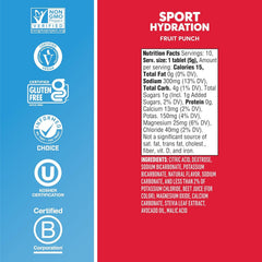 Close-up of Nuun Hydration Active Fruit Punch tablets