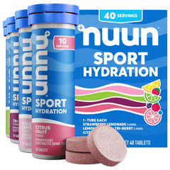Nuun Sport tablet dissolving in water for refreshing hydration