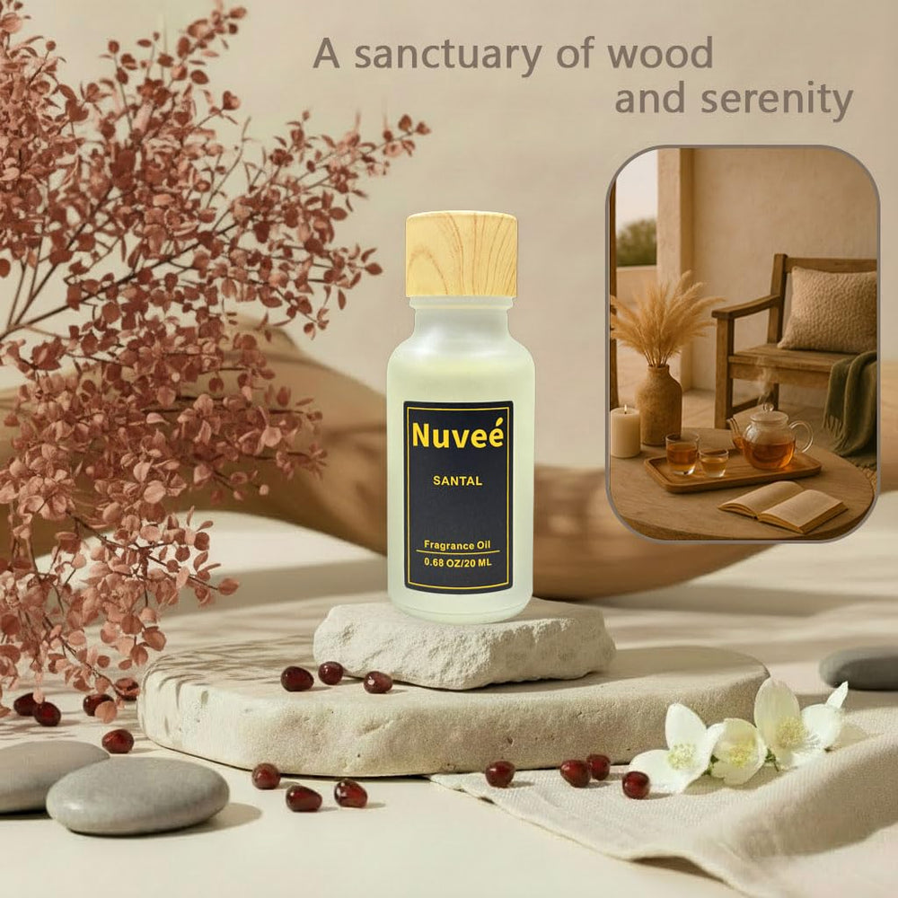 Nuveé Gift Set packaging featuring four oils.