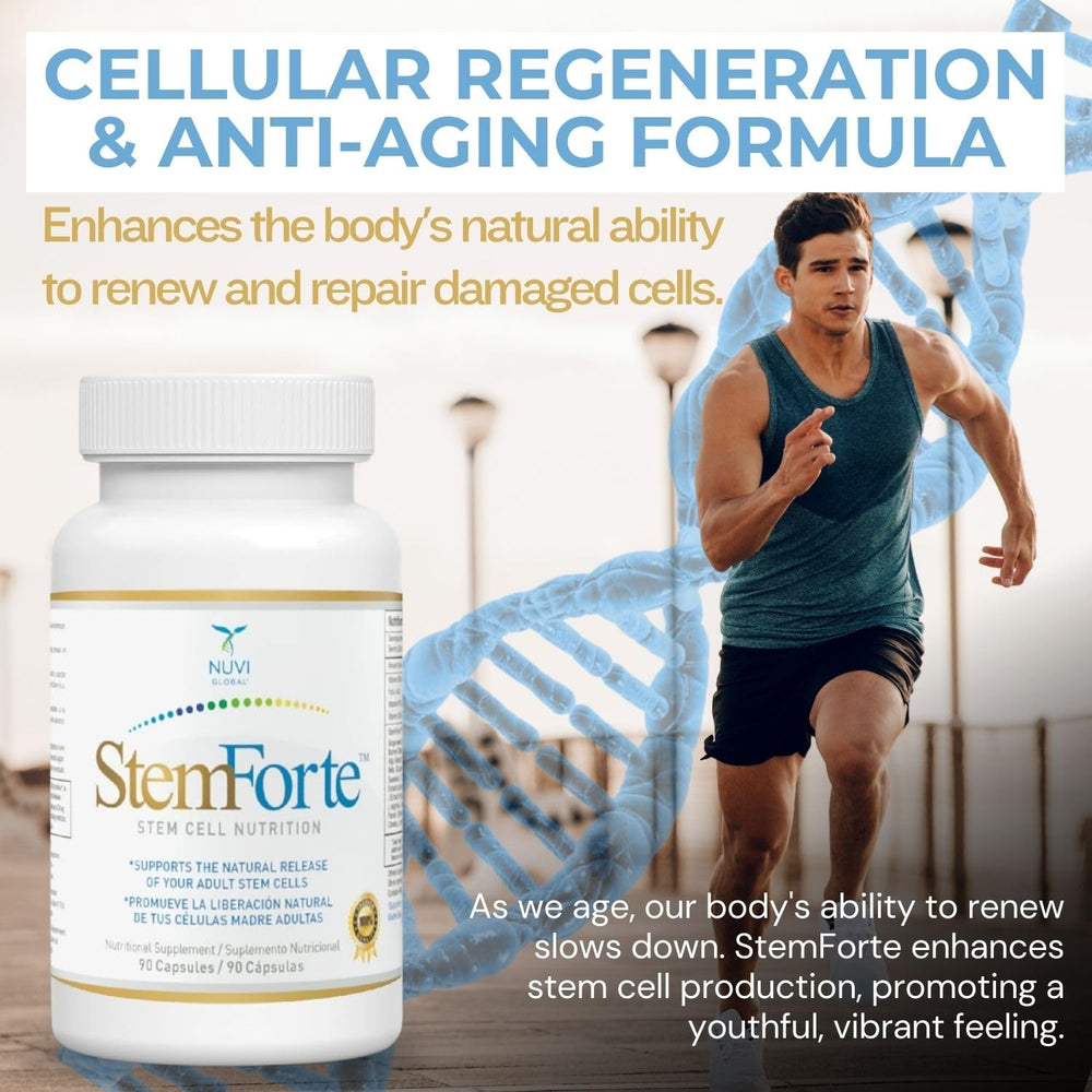 NuVi Global StemForte brown seaweed ingredient signals nutrient-rich formula.