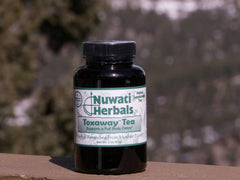 Nuwati Toxaway Tea brewed cup inviting relaxation and gentle digestion aid