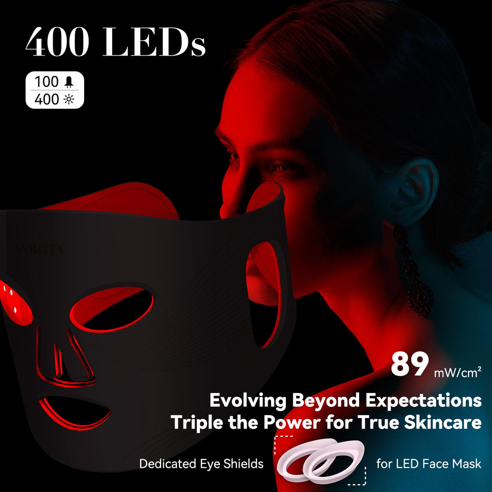 NVBOTY mask blue 460nm mode for clearer looking skin