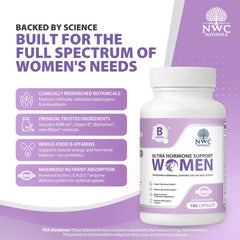 NWC Naturals Ultra-Hormone Support facility image emphasizing quality manufacturing.