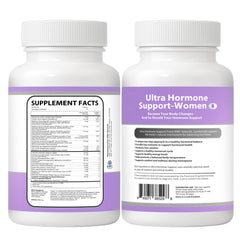 NWC Naturals Ultra-Hormone Support infographic illustrating the two-phase system.