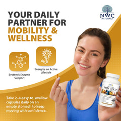 NWC Naturals MSM Gold bromelain component representing proteolytic enzyme blend.