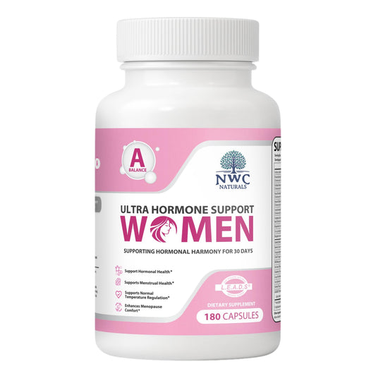 NWC Naturals Ultra-Hormone Support Formula A bottle front for daily balance support