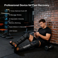 NXHMO leg massager heat function display soothing tired muscles