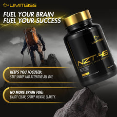 NZT-48 product packaging conveys premium cognition support at a glance.