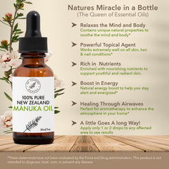 NZ Country Manuka Oil applied to scalp for hair care