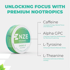 NZE label close-up showing monk fruit and stevia sweetness