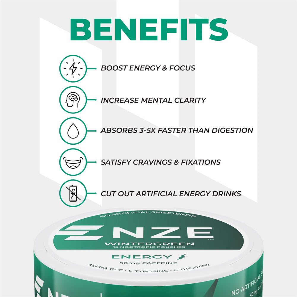 NZE 15-pouch can on shelf for convenient daily use