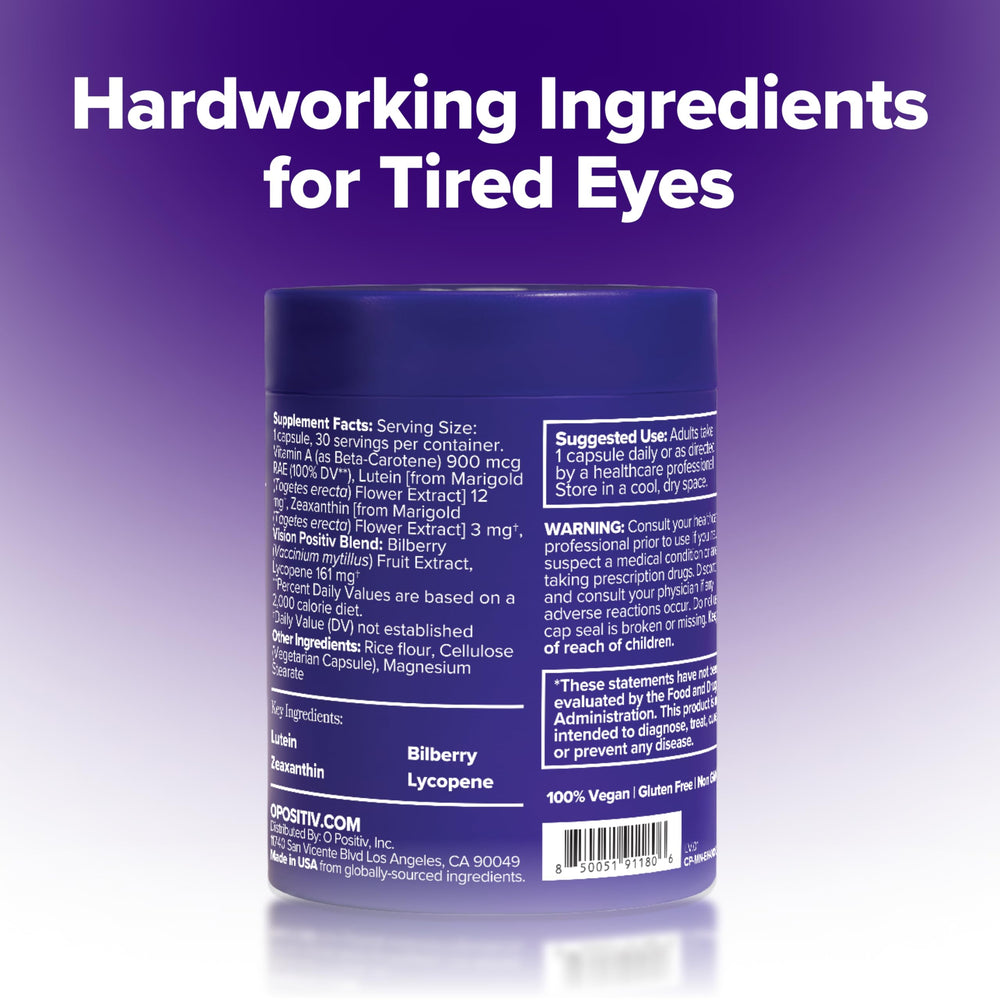 Daily-use bottle of MENO Eye Health ready for routines.