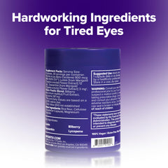 Daily-use bottle of MENO Eye Health ready for routines.