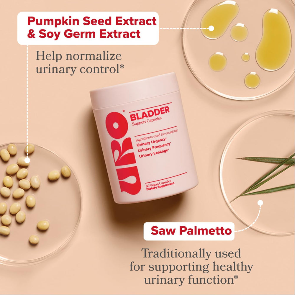 O Positiv URO saw palmetto capsules support urinary comfort.