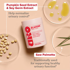 O Positiv URO saw palmetto capsules support urinary comfort.
