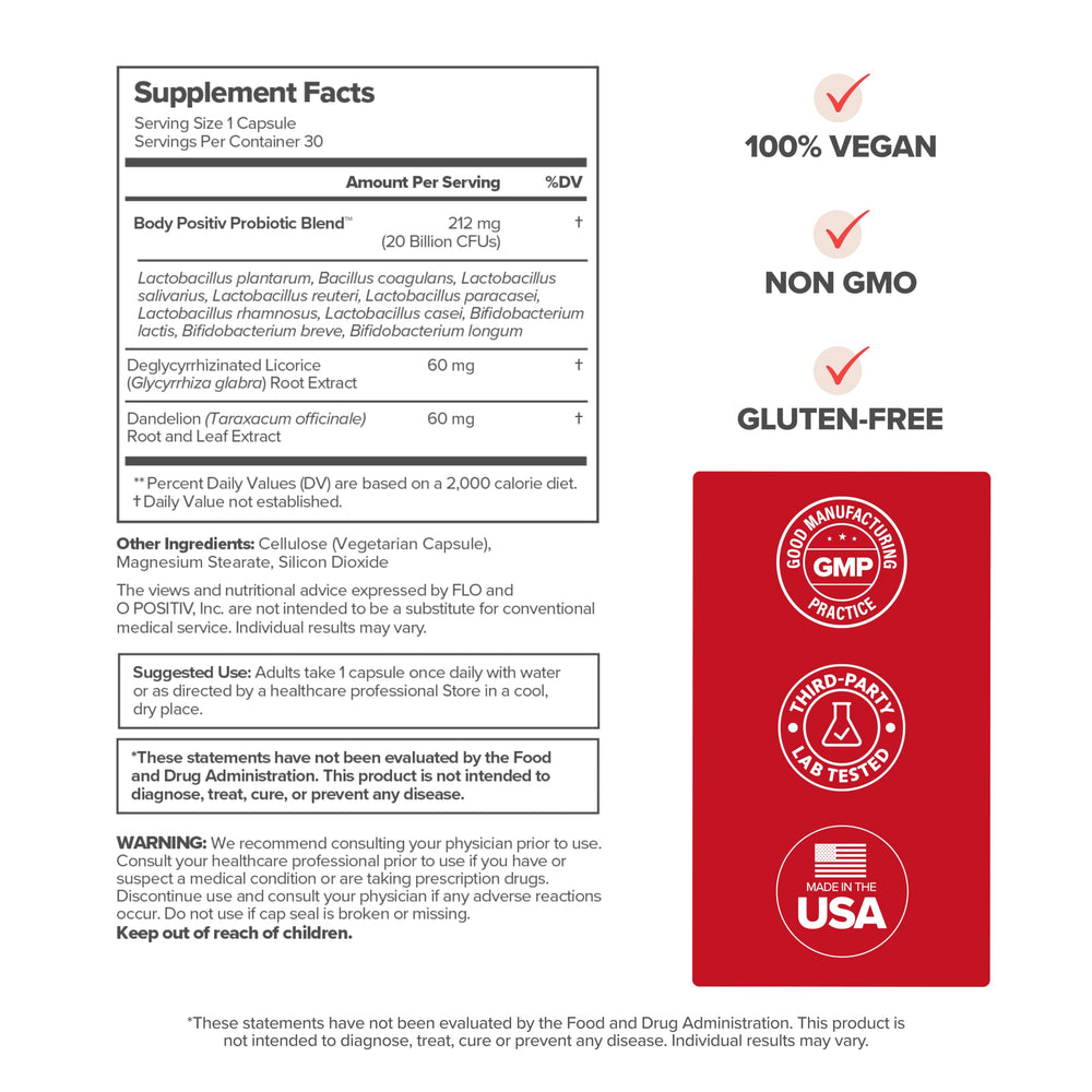 O Positiv URO skin radiance focus hints at skin microbiome balance benefits.