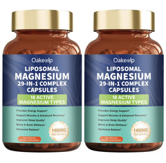Oakevlp 29in1 magnesium bottle showcasing the comprehensive mineral blend for daily support.