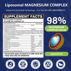 Oakevlp 29in1 magnesium capsules highlighting high-potency daily use.