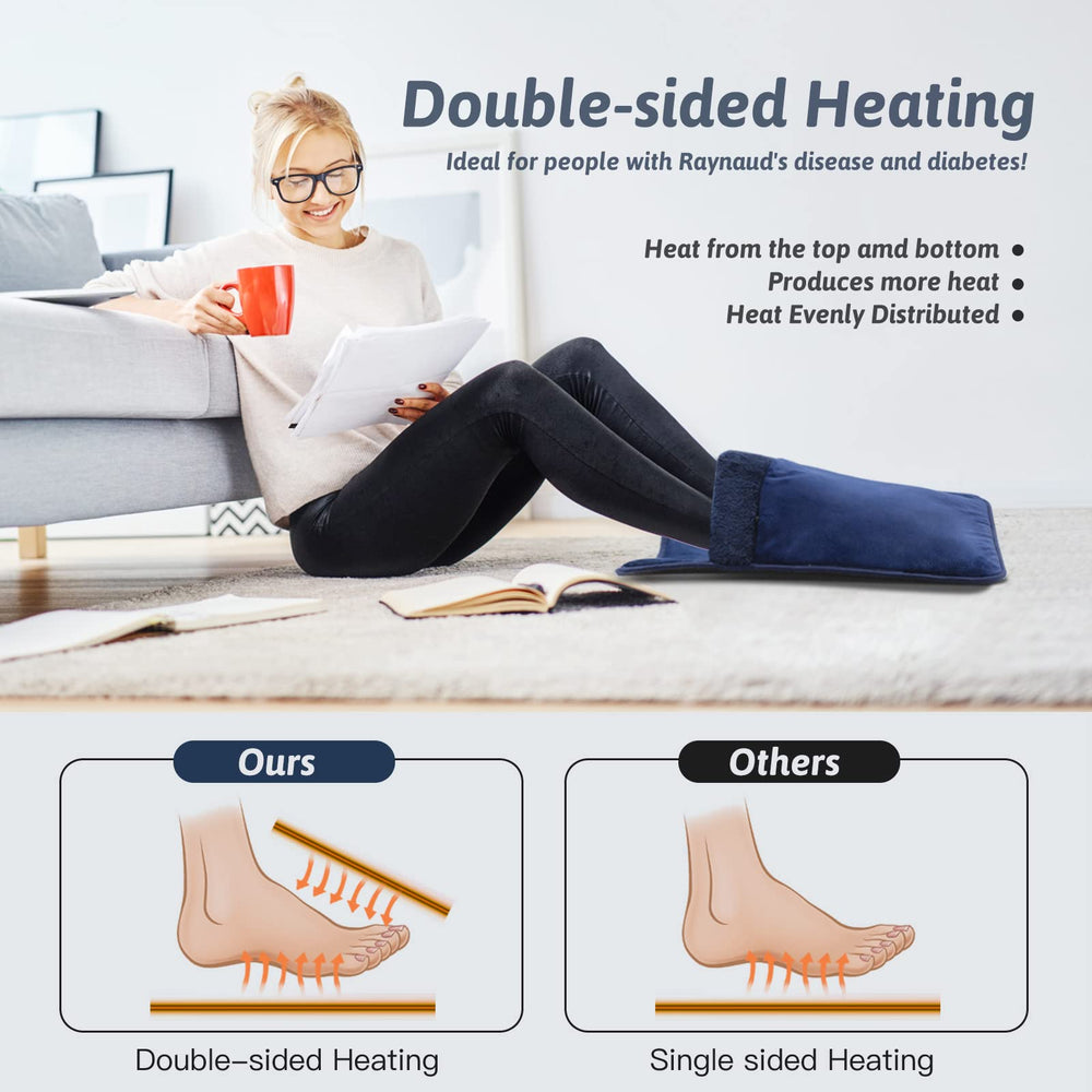 OANUIEM Foot Warmer with machine-washable cover for easy care and lasting softness.