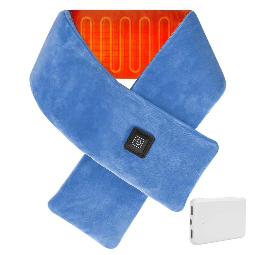 OANUIEM heated neck wrap with battery pack for cordless warmth on the go.