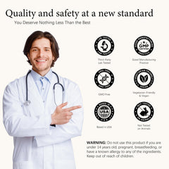Oasis Force Organic GMP facility certification seal on packaging