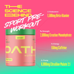 Oath Nutrition Melonade Stand label close-up highlighting ingredients