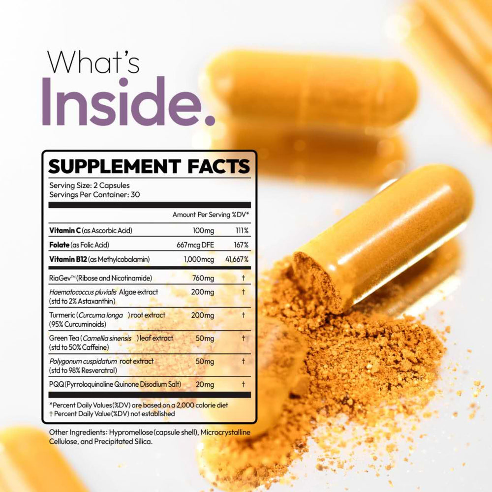 O'blossom Liver Protect label info shows milk thistle and antioxidant blend.