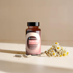 O'blossom Bloating Banish packaging with label visible