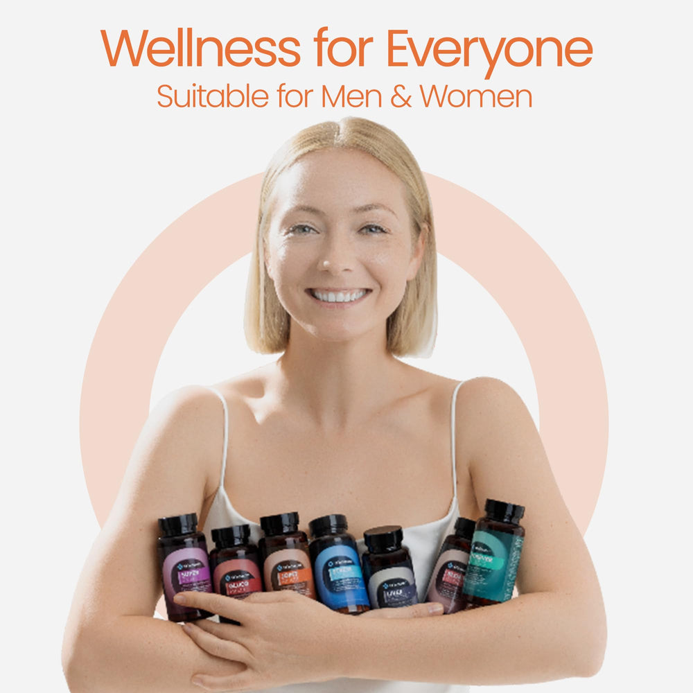 O'blossom Joint Rejuv bottle on desk for easy nightly routine.