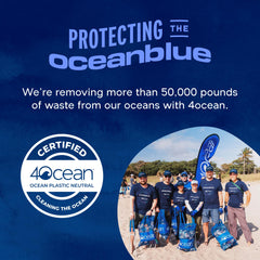 Oceanblue Friend of the Sea certification badge on label